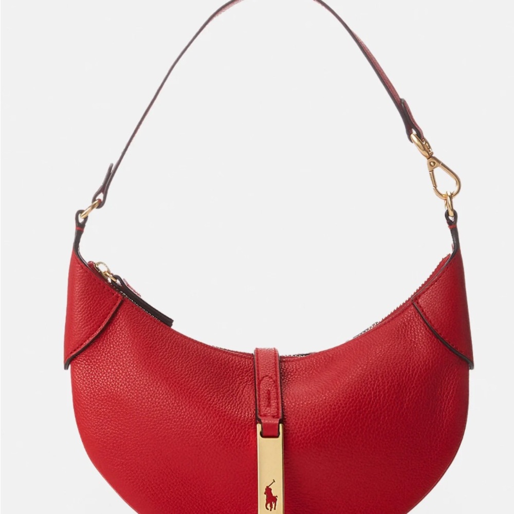 POLO RALPH LAUREN small Leather Polo ID Shoulder Bag